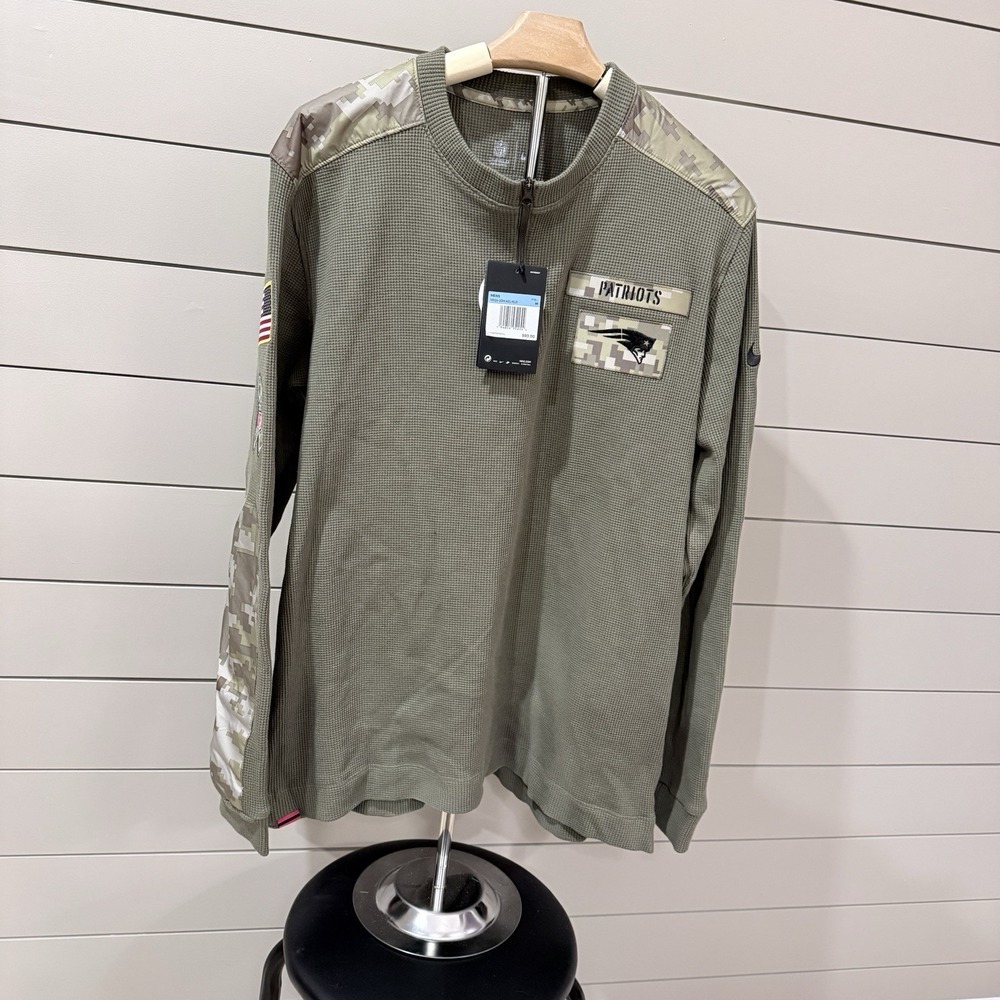 Nike New England Patriots NFL Military Salute To‎ Service Camo Men's Medium NWT